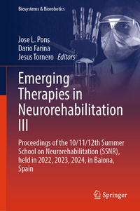 Abbildung von: Emerging Therapies in Neurorehabilitation III - Springer