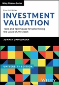 Cover: Investment Valuation, University Edition - Wiley