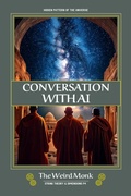 Cover: String Theory & Dimensions. (Conversations With AI, #4) - The Weird Monk