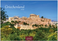 Abbildung von: Griechenland Kalender 2026 - Wandkalender | Fotokalender Griechenland 24x35 cm - Traumhafte Aussichten Griechenlands - . mit beeindruckenden Fotos - CASARES EDITION