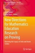 Cover: New Directions for Mathematics Education Research on Proving - Springer