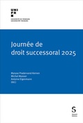 Cover: Journ&eacute;e de droit successoral 2025 - St&auml;mpfli Verlag AG