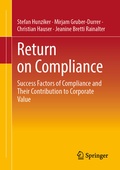 Cover: Return on Compliance - Springer