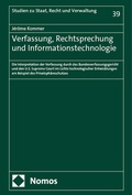 Bild: Verfassung, Rechtsprechung und Informationstechnologie - Nomos