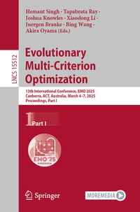 Enlarge image Cover: Evolutionary Multi-Criterion Optimization - Springer Nature Switzerland AG