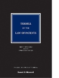 Abbildung von: Terrell on the Law of Patents 1st Supplement - Sweet & Maxwell