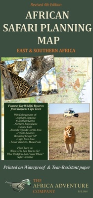 Abbildung von: African Safari Planning Map - Global Travel Publishers