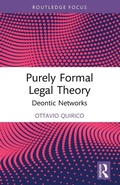 Cover: Purely Formal Legal Theory - Routledge