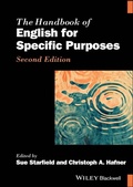 Cover: The Handbook of English for Specific Purposes - Wiley