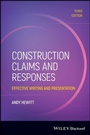 Cover: Construction Claims and Responses - Wiley-ISTE