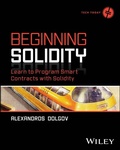 Cover: Beginning Solidity - Wiley-Scrivener