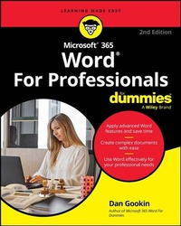 Abbildung von: Microsoft 365 Word For Professionals For Dummies - Wiley