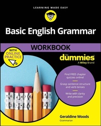Abbildung von: Basic English Grammar Workbook For Dummies with Online Practice Quizzes - Wiley