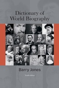Cover: Dictionary of World Biography - ANU Press