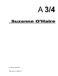 Cover: A3/4 Issue 9. Suzanne O'Haire. - fifthsyllable