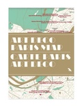 Cover: Art Deco Paris Map / Carte Paris Art Deco - Blue Crow Media
