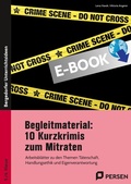 Cover: Begleitmaterial: 10 Kurzkrimis zum Mitraten - Persen Verlag