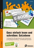 Cover: Ganz einfach lesen und schreiben: Satzebene - Persen Verlag