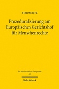 Abbildung von: Prozeduralisierung am Europäischen Gerichtshof für Menschenrechte - Mohr Siebeck