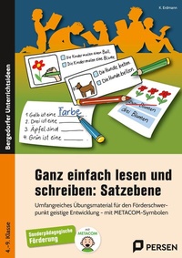 Abbildung von: Ganz einfach lesen und schreiben: Satzebene - Persen Verlag in der AAP Lehrerwelt GmbH