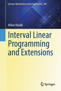 Cover: Interval Linear Programming and Extensions - Springer