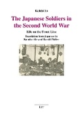 Cover: The Japanese Soldiers in the Second World War - Lit Verlag