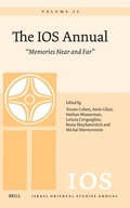 Cover: The IOS Annual Volume 25: "Memories Near and Far" - Brill