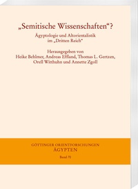 Abbildung von: "Semitische Wissenschaften"? - Harrassowitz Verlag