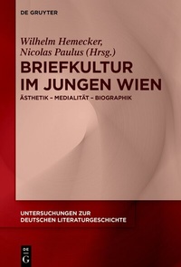 Abbildung von: Briefkultur im Jungen Wien - De Gruyter