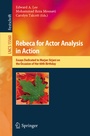 Cover: Rebeca for Actor Analysis in Action - Springer