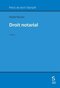 Cover: Droit notarial - St&auml;mpfli Verlag AG