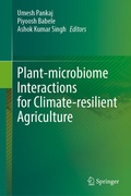 Cover: Plant-microbiome Interactions for Climate-resilient Agriculture - Springer Nature Switzerland AG