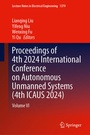 Cover: Proceedings of 4th 2024 International Conference on Autonomous Unmanned Systems (4th ICAUS 2024) - Springer Nature Switzerland AG