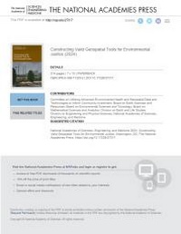 Abbildung von: Constructing Valid Geospatial Tools for Environmental Justice - National Academies Press