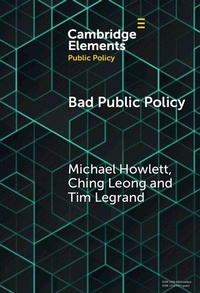 Enlarge image Cover: Bad Public Policy - Cambridge University Press