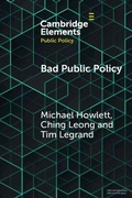 Cover: Bad Public Policy - Cambridge University Press