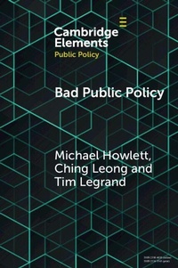Enlarge image Cover: Bad Public Policy - Cambridge University Press