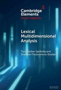 Cover: Lexical Multidimensional Analysis - Cambridge University Press
