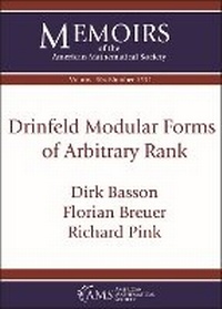 Enlarge image Cover: Drinfeld Modular Forms of Arbitrary Rank - American Mathematical Society