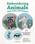 Cover: Embroidering Animals with Color and Texture - Landauer