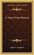 Cover: A Voice From Heaven - Kessinger Publishing