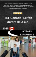 Cover: TEF Canada - Le fait divers de A &agrave; Z (R&eacute;ussir Mon TEF Canada) - Saadia Behilil