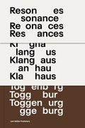 Cover: Resonances: Klanghaus Toggenburg - Lars M&uuml;ller Publishers