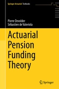 Cover: Actuarial Pension Funding Theory - Springer