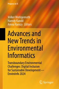 Enlarge image Cover: Advances and New Trends in Environmental Informatics - Springer