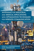 Cover: Antennas for Industrial and Medical Applications with Optimization Techniques for Wireless Communication - CRC Press