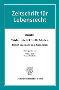 Abbildung von: Wider intellektuelle Moden - Duncker & Humblot