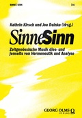 Cover: SINNE | SINN - Georg Olms Verlag
