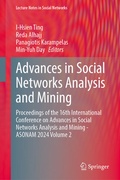Cover: Advances in Social Networks Analysis and Mining - Springer
