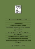 Cover: Bargfelder Bote - edition text + kritik